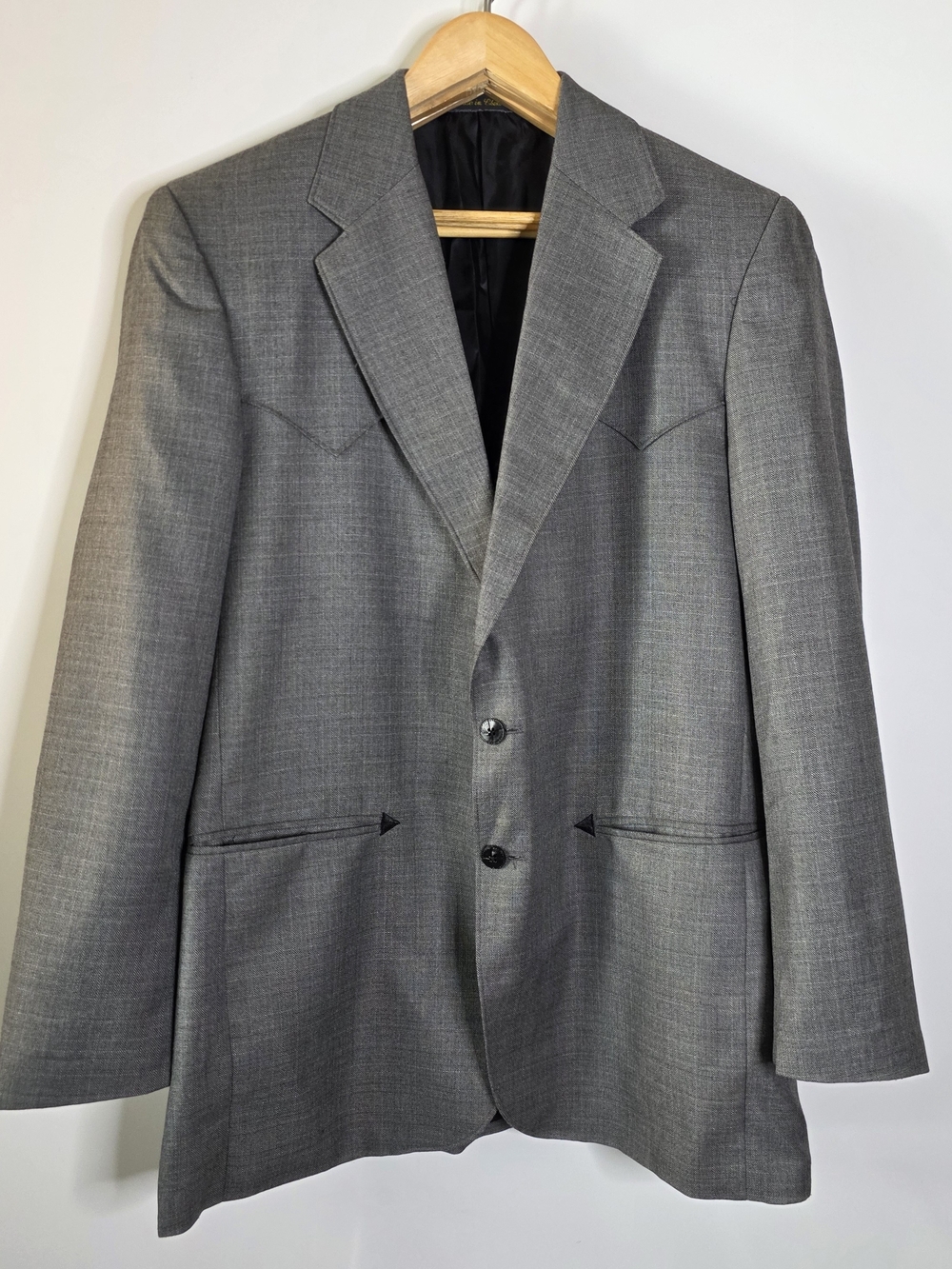 Circle S Lubbuck western sport coat in steel grey NWOT structured 44L